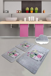 Mijölnir Botanical Sweets Juego de alfombrillas de baño Multicolor